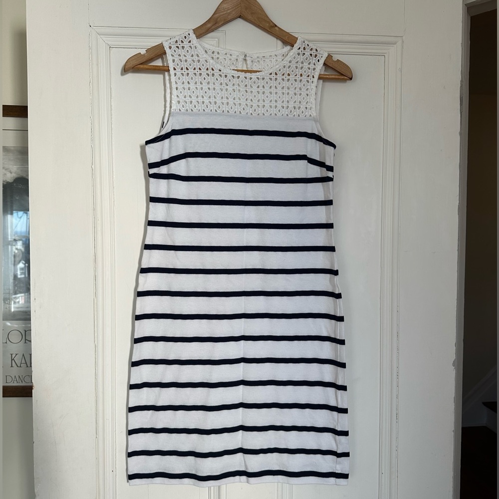 Southern Tide dress with eyelet detail